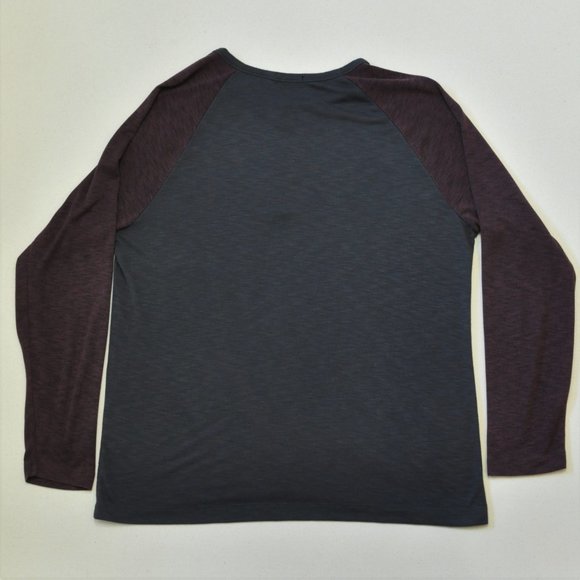Theory Long Sleeve Henley Tee XXL - Picture 3 of 6